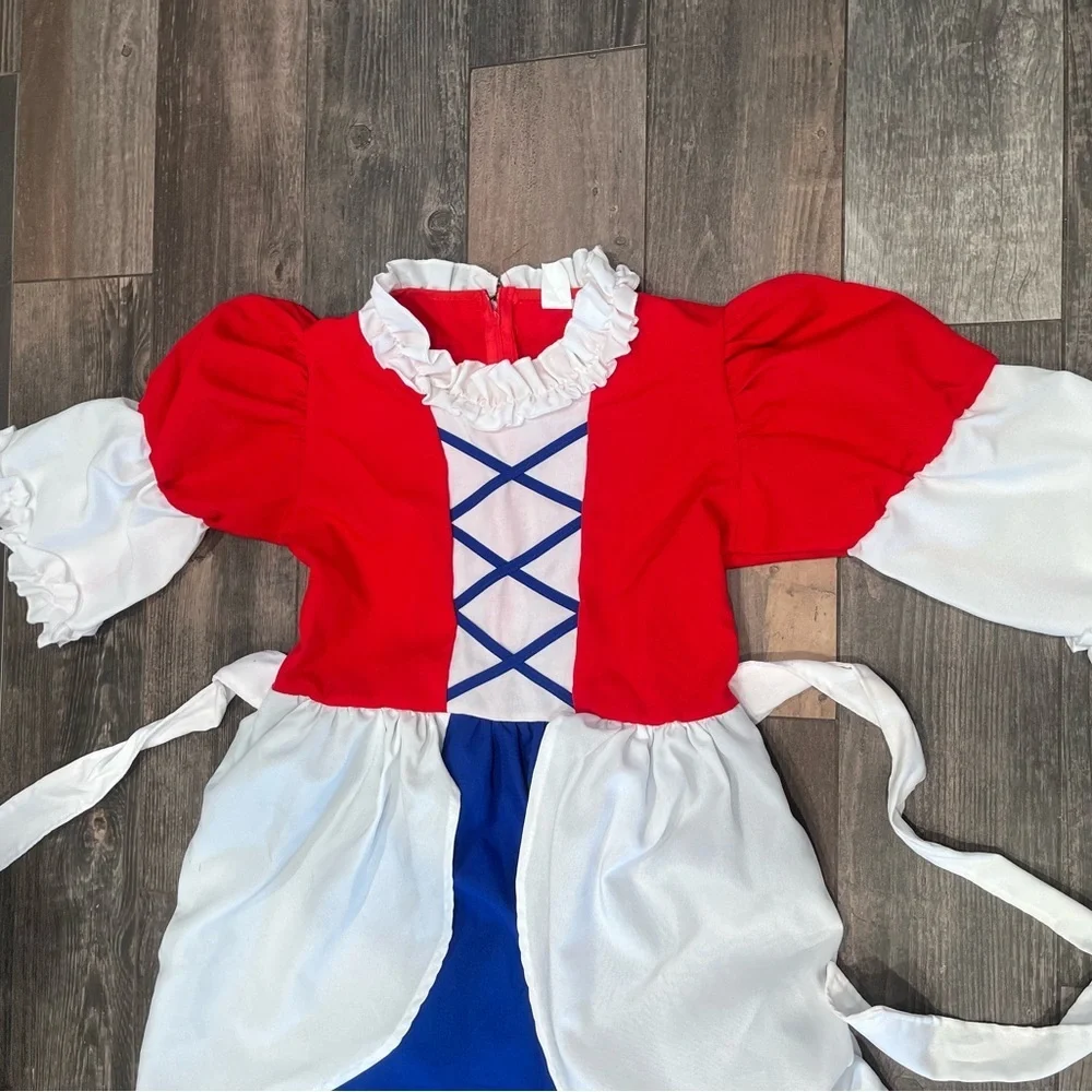 Betsy Ross Colonial Patriotic Child Costume L- 12/14 America 4th Of July
